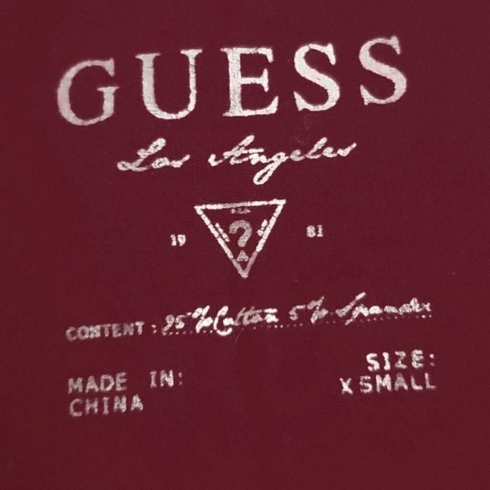 True Vintage Y2K Guess Graphic Print Tee Shirt - Picture 8 of 16